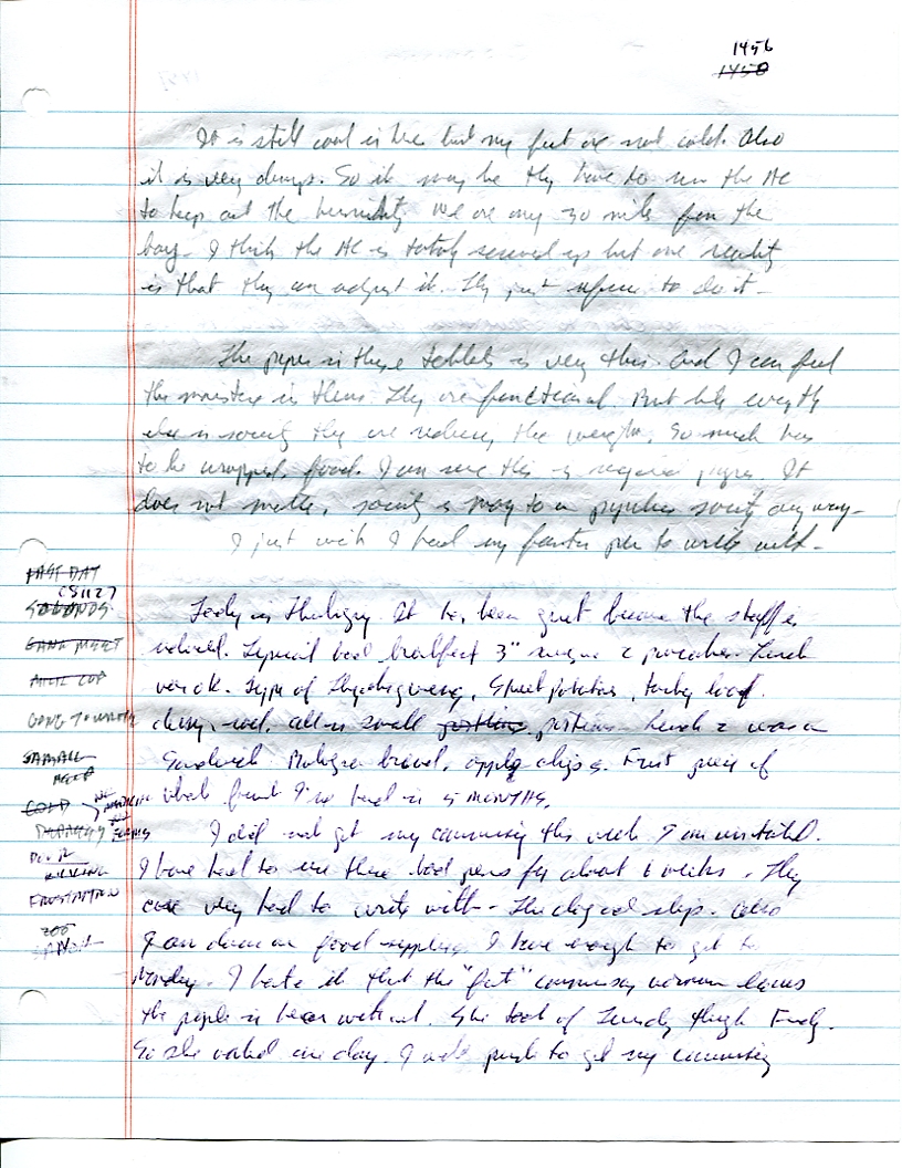 Dr John WorldPeace 2008 Prison Journal